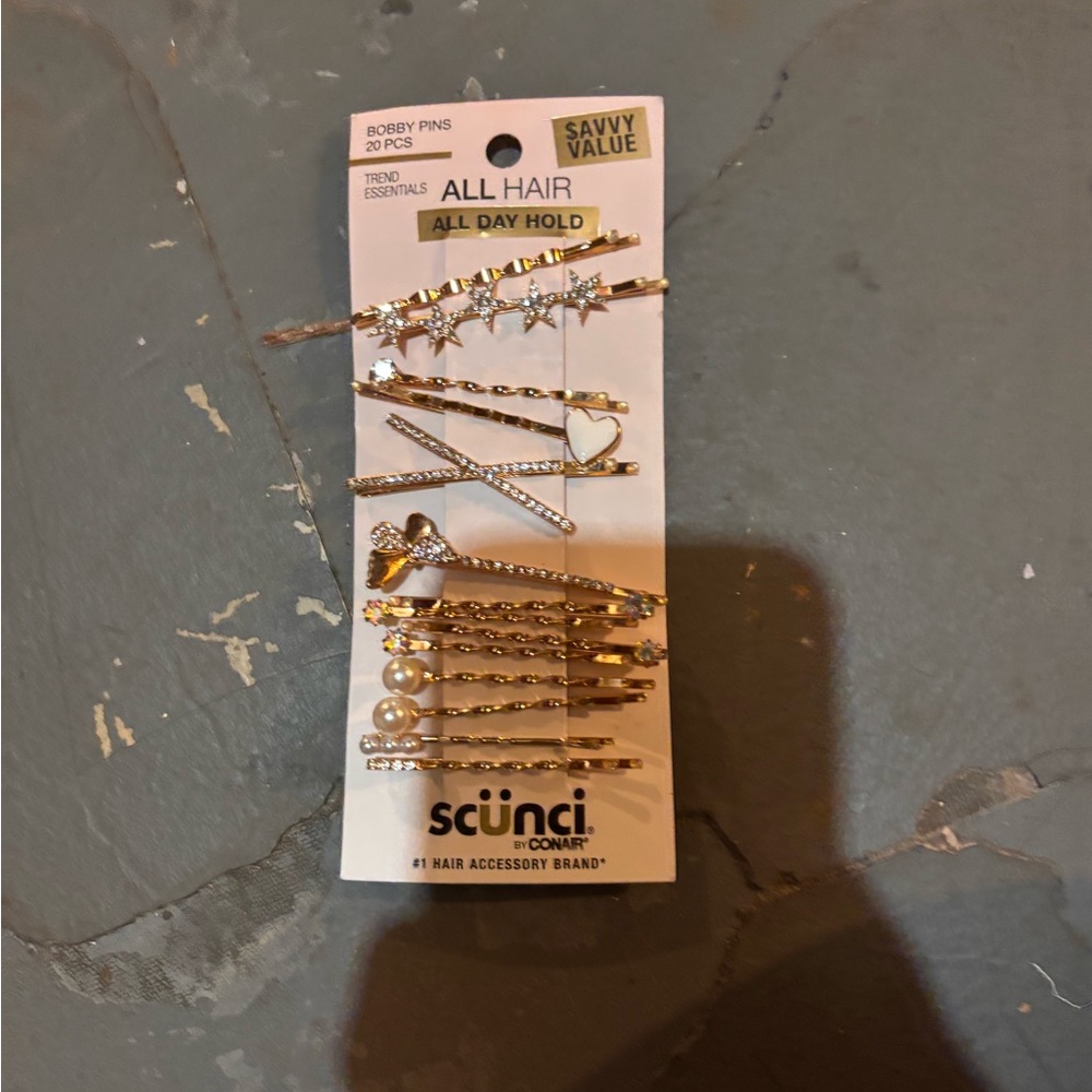 Scunci Metallic Hair Pins Set